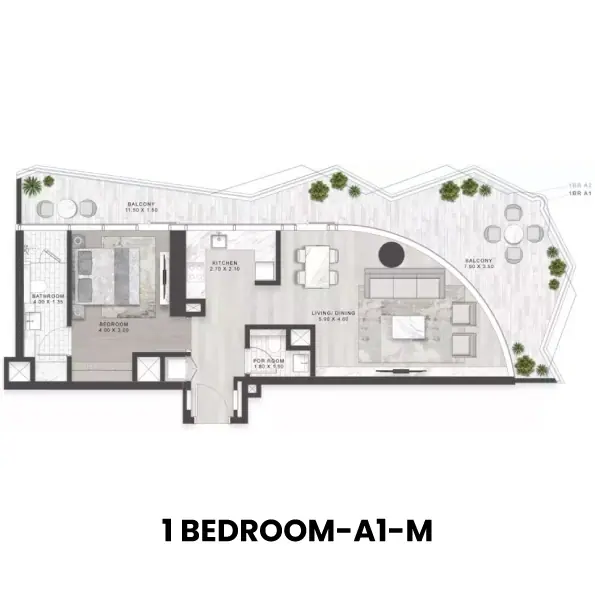 Volta by Damac — Floor plan 1