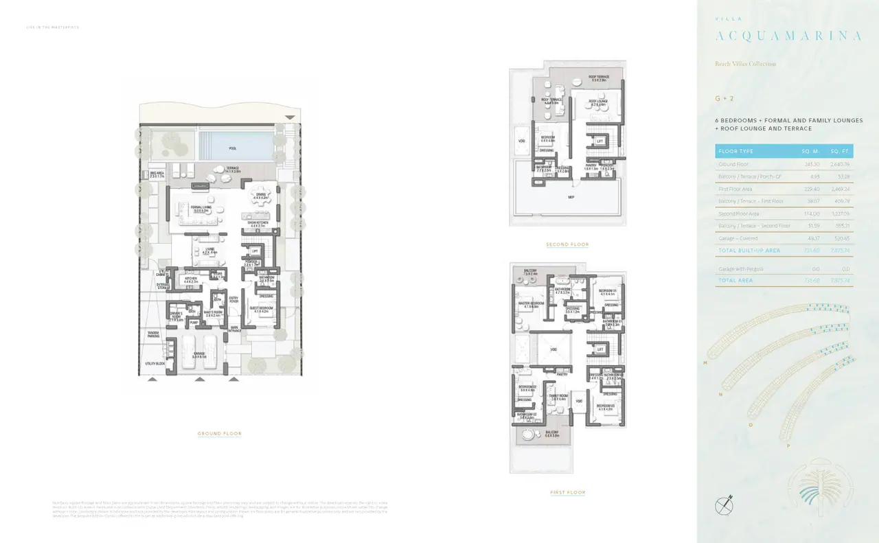 Palm Jebel Ali — Floor plan 1