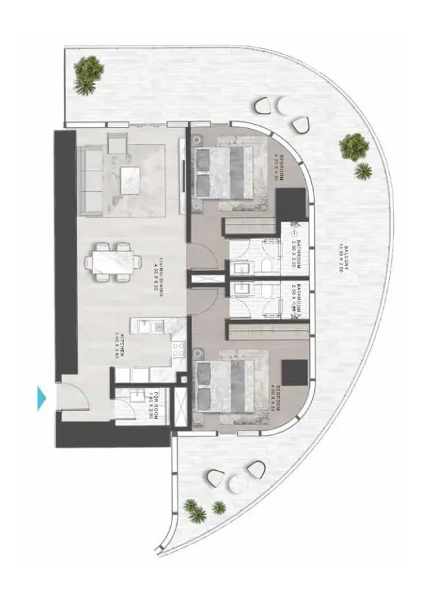 Damac Casa — 2 bedroom