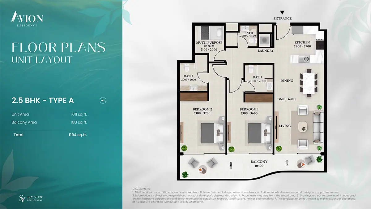 Avion Residences — Floor plan 4