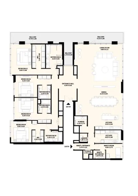 Naya at District One — 4 bedroom