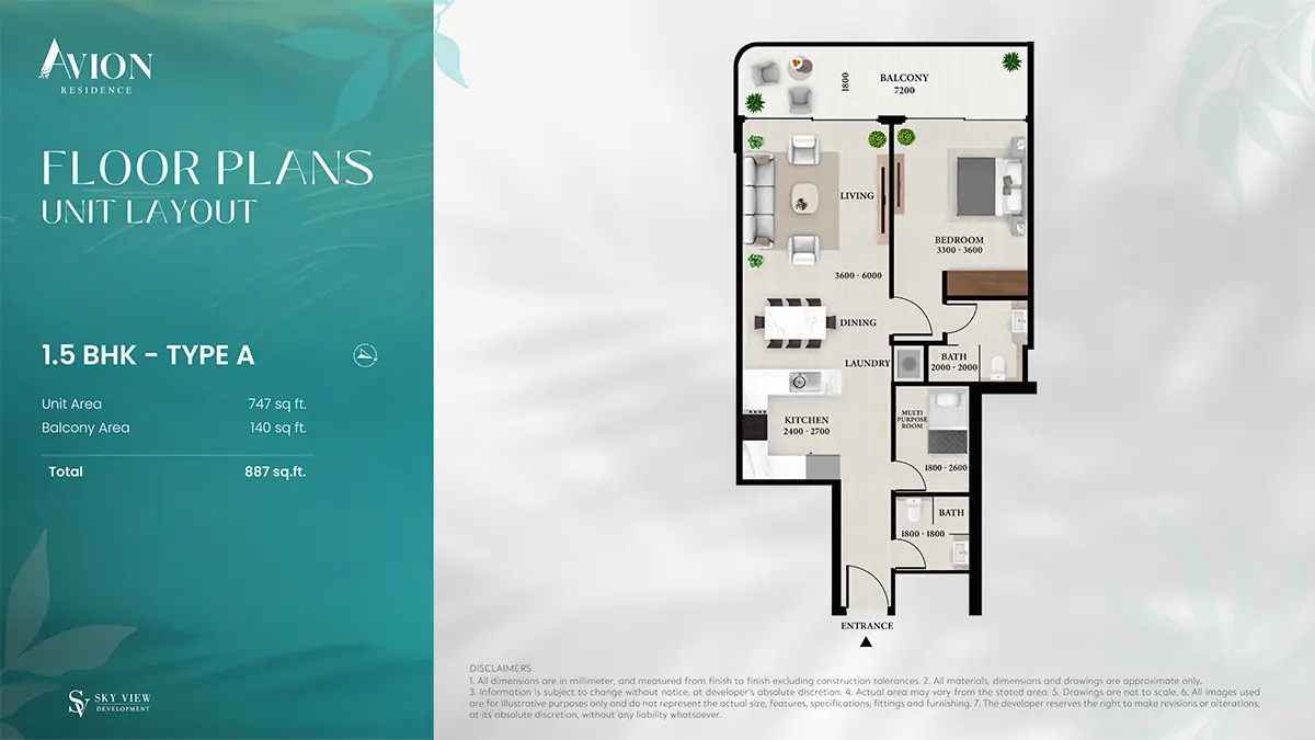 Avion Residences — Floor plan 3