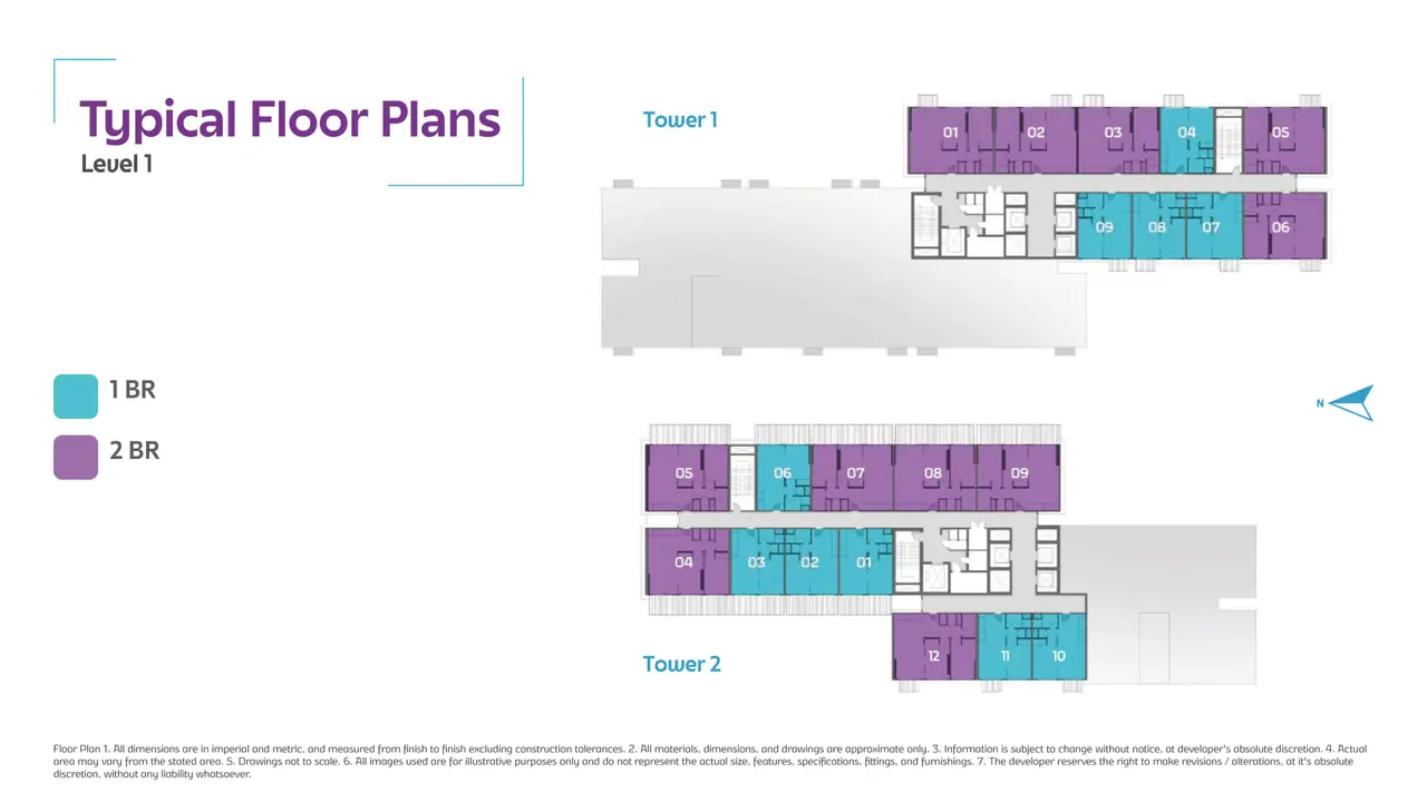 Socio Towers by Octa — Floor plan 1