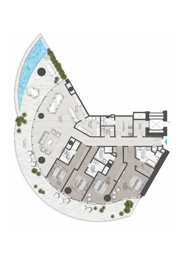 Damac Casa — 4 bedroom