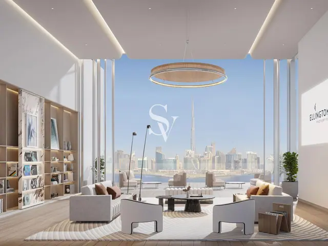 Quayside Ellington| 2BR+Maid| Burj and Canal View
