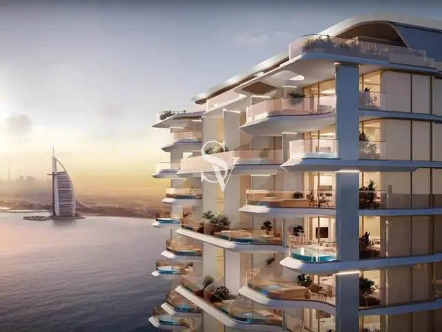 LUXURIOUS -FULL SEA VIEW/BURJ ALARAB -PRIVATE POOL